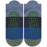 FALKE - Colour Block - Huissokken - Blauw - Antislip Noppen, Katoen, Maat 31-34