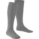 FALKE - Family - Katoenen Kniekousen - Grijs - Maat 27-30