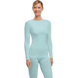 FALKE Warm Longsleeved Shirt - Groen - Sneldrogend - Functioneel