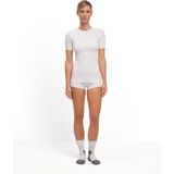 FALKE Warm Shortsleeved Shirt warmend anti zweet functioneel ondergoed sportshirt dames wit