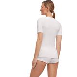 FALKE Warm Shortsleeved Shirt warmend anti zweet functioneel ondergoed sportshirt dames wit