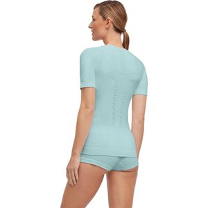 FALKE - Warm Shortsleeved Shirt - Functioneel Shirt - Groen - Korte Mouwen
