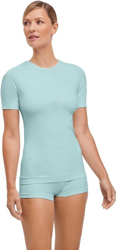 FALKE - Warm Shortsleeved Shirt - Functioneel Shirt - Groen - Korte Mouwen