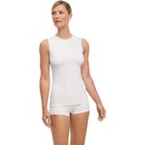 FALKE - Warm Tank Top - Mouwloze Shirt - Wit - Sneldrogend Functioneel Materiaal
