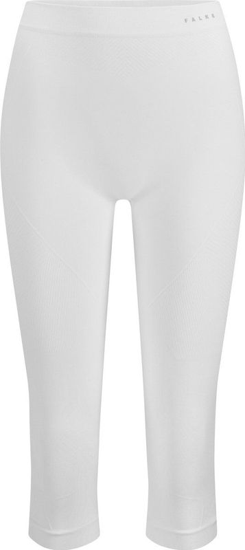 FALKE 3/4 Warm Tights klimaatregulerend, anti zweet functioneel ondergoed sportbroek dames wit