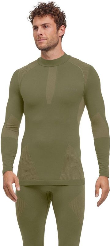 FALKE Warm Turtleneck - Functioneel Shirt - Groen - Sneldrogend