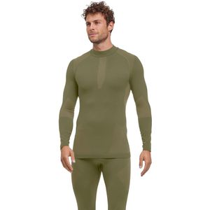 FALKE - Warm Turtleneck - Functioneel Shirt - Groen - Lange Mouwen