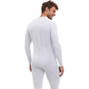 FALKE Warm Longsleeved Shirt - Functioneel Shirt - Wit - Gerecycled Materiaal