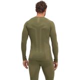 FALKE Warm Longsleeved Shirt - Groen - Sneldrogend - Functioneel