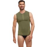 FALKE - Warm Singlet - Functioneel Shirt - Groen - Mouwloos