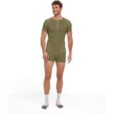 FALKE Warm Shortsleeved Shirt - Groen - Functioneel - Sneldrogend