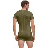 FALKE Warm Shortsleeved Shirt - Groen - Functioneel - Sneldrogend