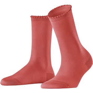 FALKE - Bold Dot W - Effen Katoenen Damessokken - Rood - 1 stuk