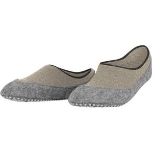 FALKE Dames Stopper sokken Cosyshoe Invisible W HP Wol Noppen op de zool 1 Paar, Beige (Wheat Melange 4087), 41-42