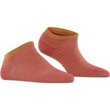FALKE - Stripe Shimmer - Sneakersokken - Rood - Katoen - Dames