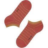 FALKE - Stripe Shimmer - Sneakersokken - Rood - Katoen - Dames