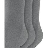 FALKE - Family - Kindersokken - Grijs - 3-Pack - Duurzaam Katoen