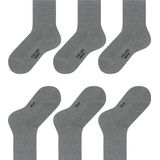 FALKE - Family - Kindersokken - Grijs - 3-Pack - Duurzaam Katoen