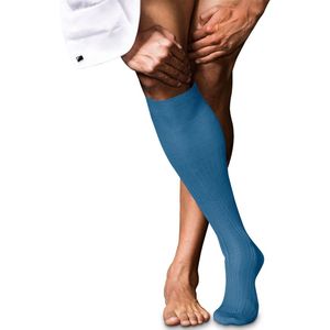 FALKE - No. 10 - Kniekousen - Blauw - Maat 39-40