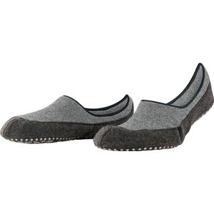 FALKE - Cosyshoe - Huissokken - Grijs - Merinowol, Noppen op de zool