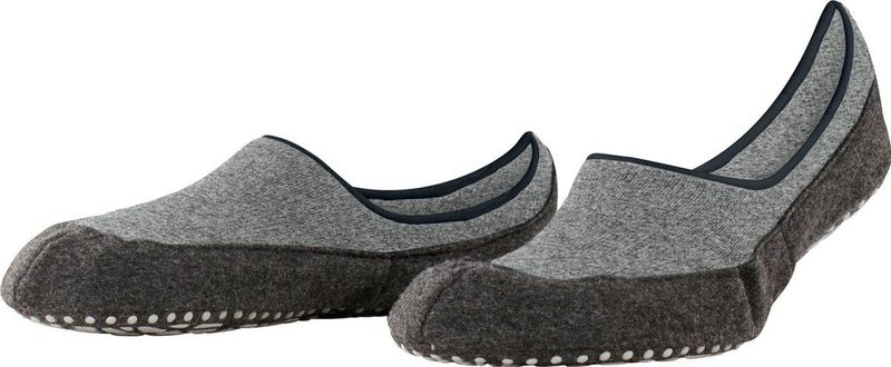FALKE - Cosyshoe - Huissokken - Grijs - Wol - Noppen op de zool