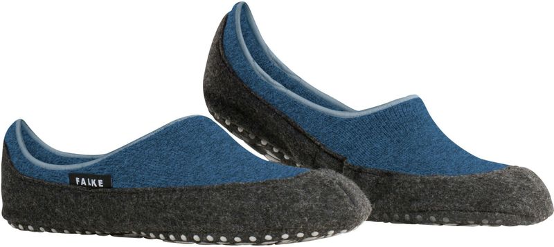 FALKE - Cosyshoe Invisible M HP Pantoffels - Blauw - Wol - 1 Paar