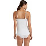 FALKE - Daily Lace - Dames Top - Wit - Katoen en Modal