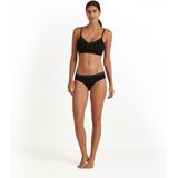 FALKE - Bustier - Zwart - Katoen/Modal - Kanten Details