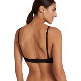 FALKE - Bustier - Zwart - Katoen/Modal - Kanten Details