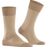 FALKE - Oxford Stripe - Gedessineerde Katoen Sokken - Bruin - Maat 47-48