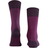 FALKE - Oxford Stripe - Gedessineerd Katoen Sokken - Purper