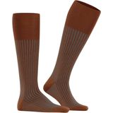 FALKE - Oxford Stripe - Enkelsokken - Bruin - Katoen - Fantasie Patroon
