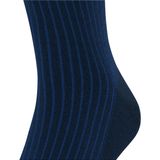 FALKE - Oxford Stripe - Kniekousen - Blauw - Katoen