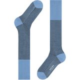 FALKE - Oxford Stripe - Enkelsokken - Blauw - Katoen - 1 Paar