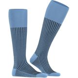 FALKE - Oxford Stripe - Enkelsokken - Blauw - Katoen - 1 Paar