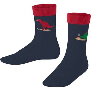 FALKE - Dinosaurs - Gedessineerd Katoen Sokken - Blauw