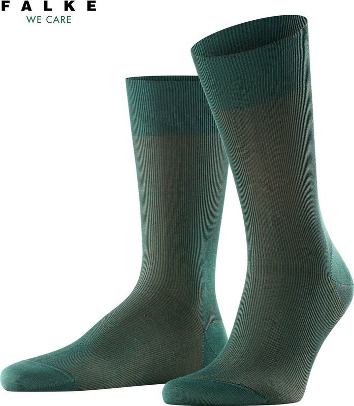 FALKE Fine Shadow Sokken - Groen - Katoen