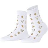 Korte Kous - Bloemen Patroon - Katoen - Ademend - Dames