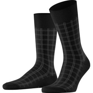 FALKE - Modern Tailor - Kniekousen - Zwart - Duurzaam Katoen