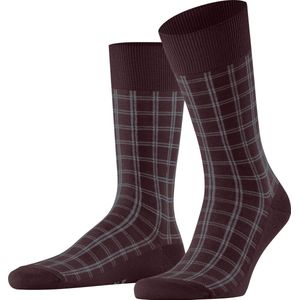 FALKE Modern Tailor - Sokken - Rood - Katoen - Motief