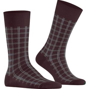 FALKE Modern Tailor - Sokken - Rood - Katoen - Motief