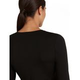 FALKE - Daily Climawool - T-Shirt - Zwart - Merinowol en TENCEL™ Lyocell