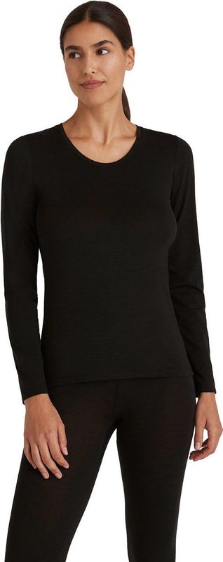 FALKE - Daily Climawool - T-Shirt - Zwart - Merinowol en TENCEL™ Lyocell