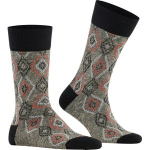 FALKE - Ikat Spell - Sokken - Zwart - Katoen/Linnen - 1 Paar