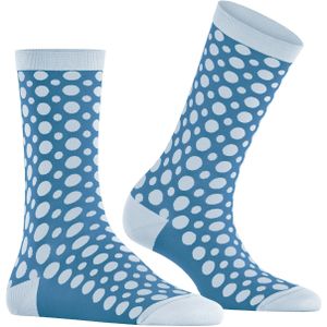 FALKE - Mirage Dot - Damessokken - Blauw - FALKE Cotton Touch Kwaliteit