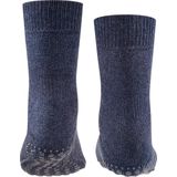 FALKE - Catspads - Huissokken - Blauw - Antislip Noppen Katoen Merinowol