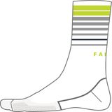 FALKE - BC Impulse - Fietssokken - Wit - Lichte Padding