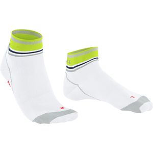 FALKE BC Impulse Short lichte padding functioneel materiaal fietssokken unisex wit - maat 46-48