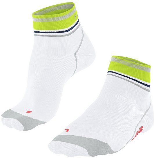 FALKE - BC Impulse Short - Fietssokken - Wit - Lichte Padding