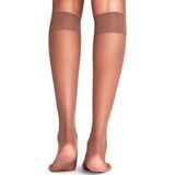 FALKE - Shelina - Kniekousen - Bruin - 12 DEN, Ultra-Transparant, Maat 39-42